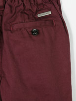 Thumbnail for your product : Burberry Kids check cuff chinos