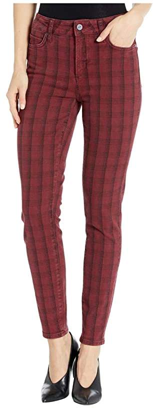 womens tartan jeans