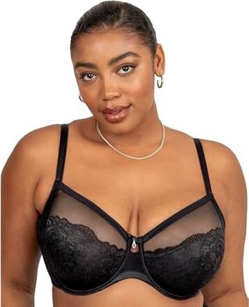 Couture Plus Size Luxe Lace Underwire Bra (42C)