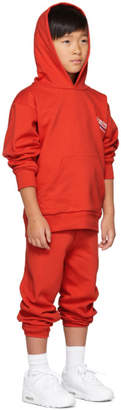 Balenciaga Boy Red Campaign Logo Lounge Pants