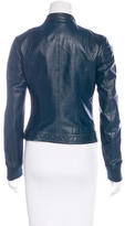 Thumbnail for your product : Dolce & Gabbana Leather Zip-Up Jacket