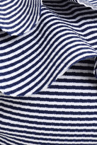 Thumbnail for your product : Melissa Odabash St. Kitts Ruffled Striped Ribbed Bandeau Bikini Top