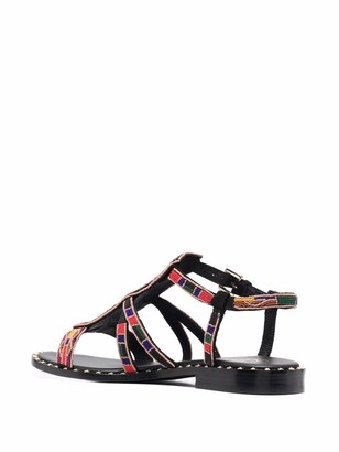 Ash Peaceful bead-embroidered sandals