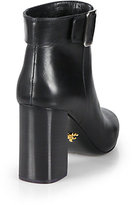 Thumbnail for your product : Prada Leather Buckle Ankle Boots