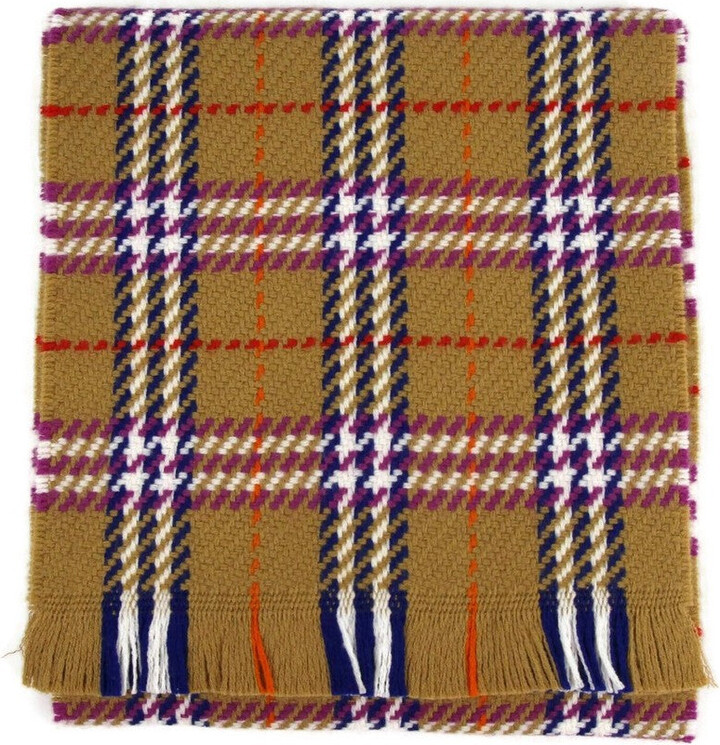 Burberry Women's Antique Multicolour Vintage Check Extra Fine Merino Wool  Scarf - ShopStyle Scarves & Wraps