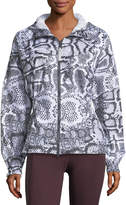 Thumbnail for your product : adidas by Stella McCartney Run Zip-Front Printed Performance Jacket