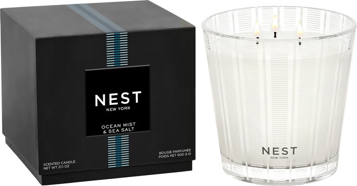 Ocean Mist & Sea Salt Three-Wick Scented Candle