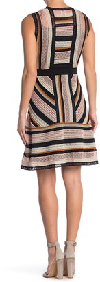 M Missoni Stripe Print Knit Dress