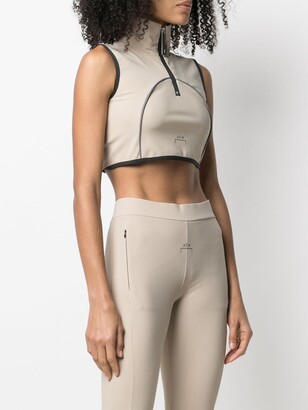 A-Cold-Wall* Zipped Vest Crop Top
