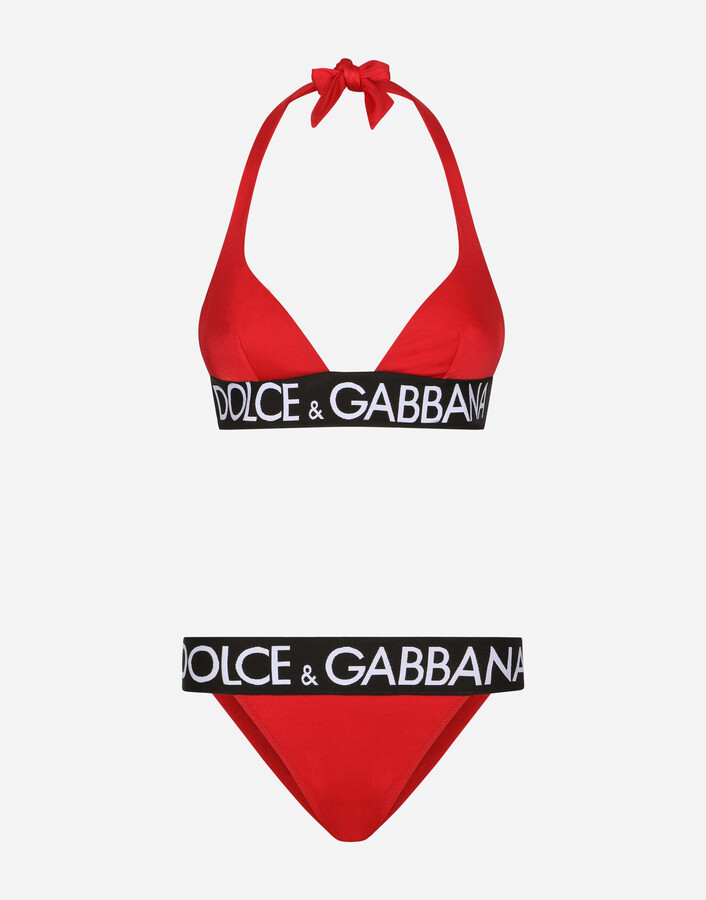 Dolce & Gabbana Red Women's Swimwear | Shop the world's largest 