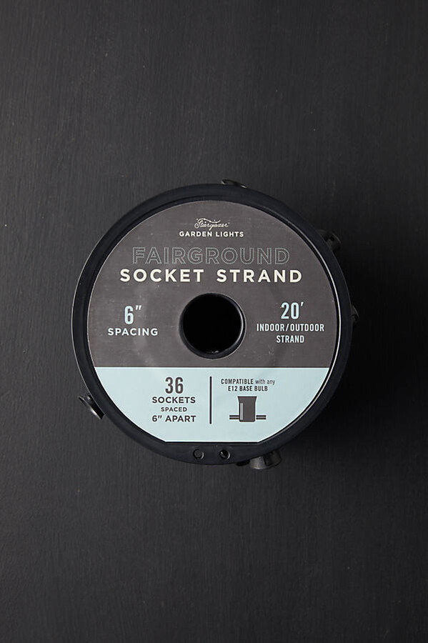 Stargazer Garden Lights Fairground Socket Strand
