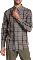 Thumbnail for your product : Perry Ellis Plaid Long Sleeve Stretch Fit Shirt