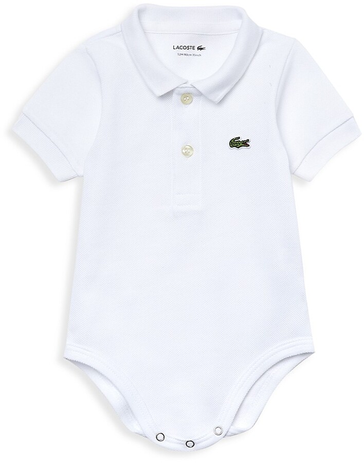 Lacoste Baby Boy's Organic Cotton Piqué Bodysuit - ShopStyle