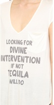 Thumbnail for your product : Haute Hippie Rolled Sleeve Divine Intervention Tee