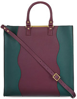 Thumbnail for your product : Sophie Hulme Wiggle wave calfskin tote
