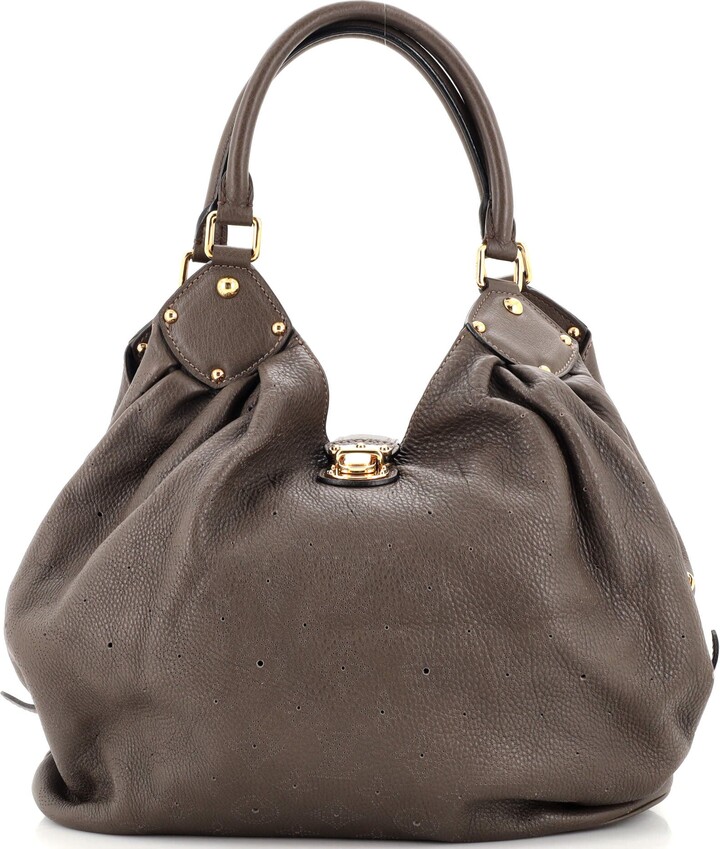 Louis+Vuitton+Olympe+Nimbus+Shoulder+Bag+GM+Gray+Leather for sale