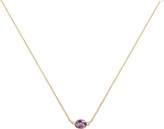 Thumbnail for your product : Amy Gambill Designs - Single Stone Bezel Set Amethyst Necklace In 14 Karat Yellow Gold