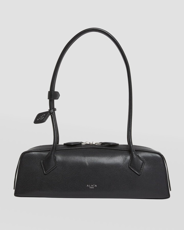 Alaia Le Teckel Medium Shoulder Bag in Goatskin