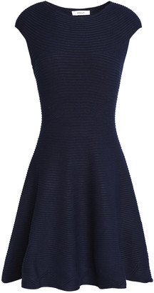 Milly Flared Ribbed-knit Dress