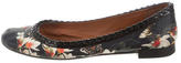 Thumbnail for your product : Givenchy Leather Floral Flats