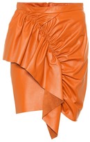 Brown Leather Skirt - ShopStyle
