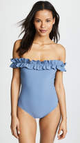 Thumbnail for your product : Karla Colletto Mondria Off the Shoulder Maillot