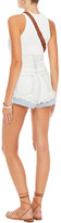 Thumbnail for your product : IRO Distressed Two-tone Denim Shorts