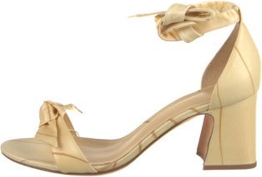 Alexandre Birman x beLEAF Leather Sandals Neutrals Wrap-Around Straps Includes Box & Dust Bag Unfortunately, due to restrictions, this item may not be eligible for shipping in all areas.