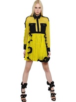 Thumbnail for your product : Ungaro Polka Dot Chiffon Silk Dress