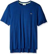Thumbnail for your product : Lacoste Men's Short Sleeve Jersey Chine with Jacquard Collar with Bottom Tail T-Shirt