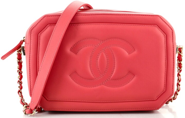 Chanel Lambskin CC Octagon Small Camera Case Bag