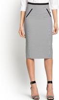 Thumbnail for your product : South Textured Fashion Pencil Skirt with Illusion Panel