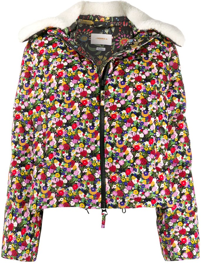 patterned down jacket