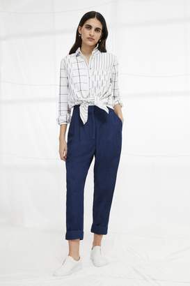 French Connection Geada Light High Waisted Trousers
