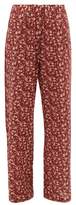 Thumbnail for your product : Dodo Bar Or Hattie Floral-print Wide-leg Trousers - Womens - Red Multi