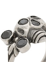 Thumbnail for your product : Kokon To Zai Rhinestone Embellished Skull Ring