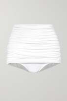Thumbnail for your product : Norma Kamali Bill Ruched Bikini Briefs - White