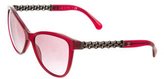 Thumbnail for your product : Chanel Chain-Link Cat-Eye Sunglasses