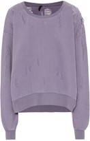 Thumbnail for your product : Unravel Distressed cotton hoodie