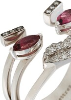 Thumbnail for your product : Delfina Delettrez Face Detail Embellished Ring