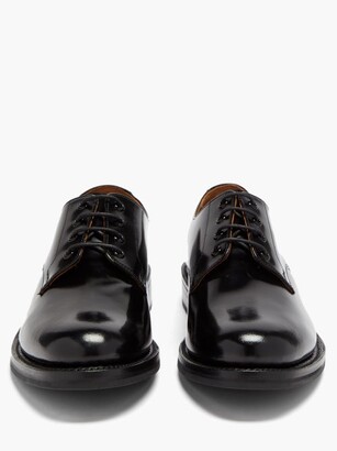 Grenson Griffith Leather Derby Shoes - Black