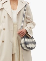 Thumbnail for your product : Wandler Corsa Mini Tie-dye Leather Tote Bag - Grey White
