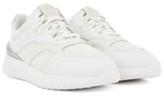 Thumbnail for your product : HUGO BOSS Lace-up trainers with mixed-material uppers