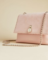 Thumbnail for your product : Ted Baker Padlock Scallop Detail Leather Bag