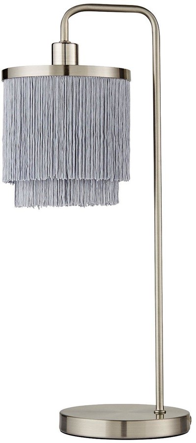 Tall Table Lamps The World S, Lottie Silver Hammered Metal Touch Table Lamp