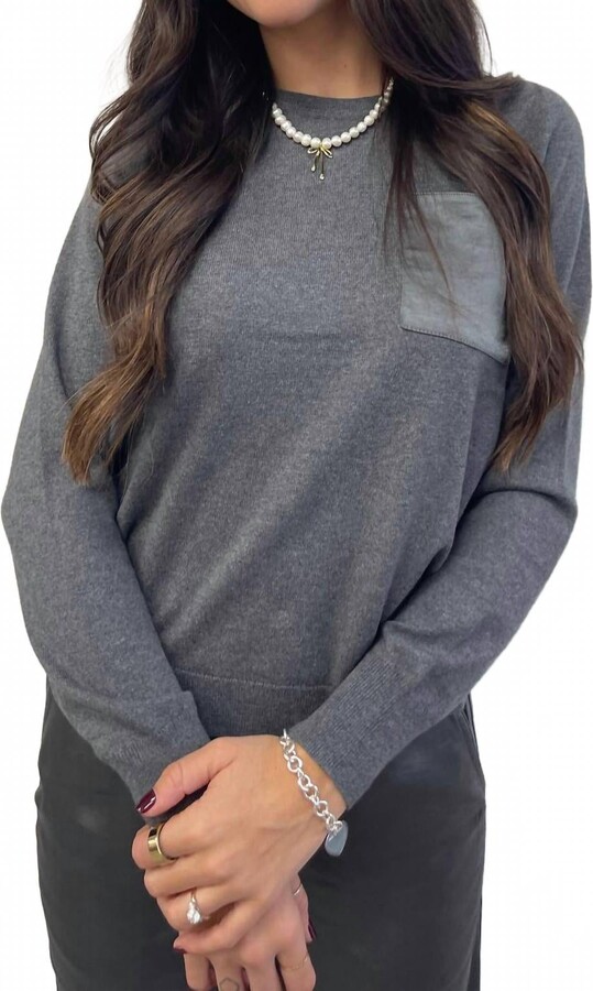 J. Society Samantha Knit Sweater In Grey