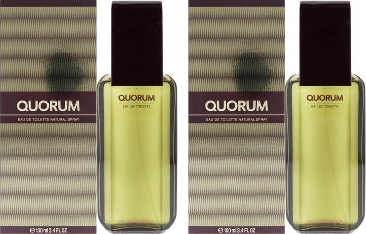 Antonio Puig Quorum by for Men - 3.4 oz EDT Spray - Pack of 2