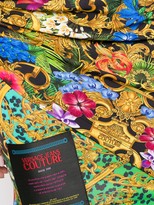 Thumbnail for your product : Versace Mixed Print Wrap Dress