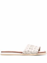 Thumbnail for your product : Eleventy Braided Slip-On Sandals