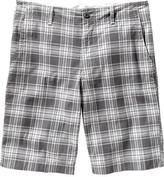 Thumbnail for your product : Old Navy Men's Broken-In Plaid Twill Shorts (10 1/2")